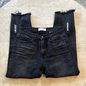 Rolarola‎ Medium Black High-Waisted Jeans